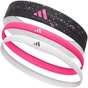 Пов'язки на голову Adidas Hairbands (Graphic) 3pk білий, рожевий, чорний Жін